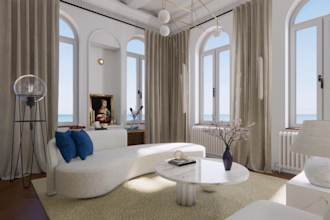 design a modern and minimalist interior for your apartment