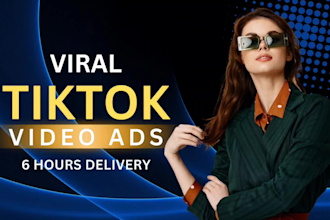 create viral tiktok video ads, dropshipping facebook ads creatives