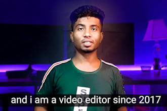 video creator and motion design with specialist visual video