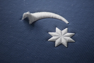 create 3d animated embroidery text or logo