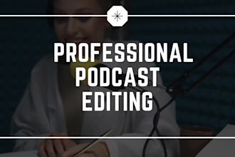edit, clean and mix your podcast to make it audio great