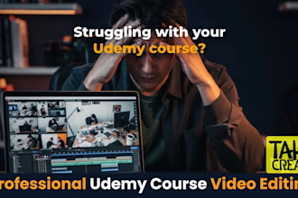 edit and manage your udemy course videos and elearning course