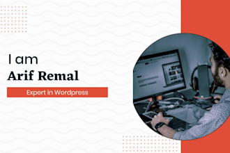 design elementor landing page or wordpress site