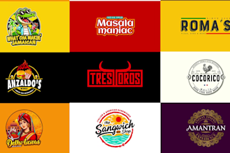 do food, cafe, coffee and restaurant logo design