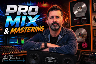 be your pro mixing and mastering engineer
