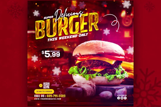 create christmas animated flyers