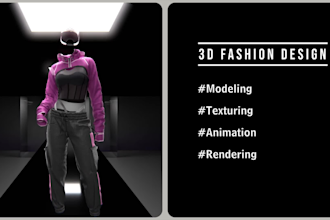 create realistic 3d clothing for fashion brands using clo3d, marvelous designer
