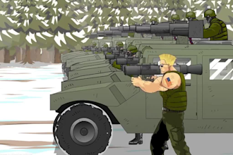 do animated 2d anime music video, frame by frame, sticky animation, fight scene