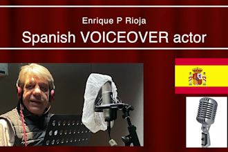 be your spanish castilian voice over in your videos
