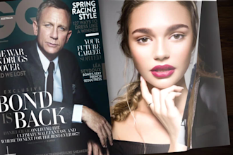 create a book or magazine 3d animated promo video