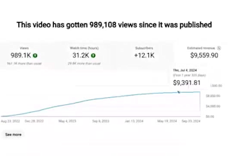 do organic youtube video promotion with shoutout to 800k subscribers
