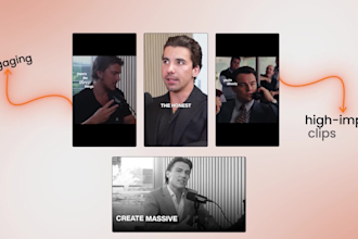 repurpose youtube videos and podcast into viral shorts, reels and tiktok