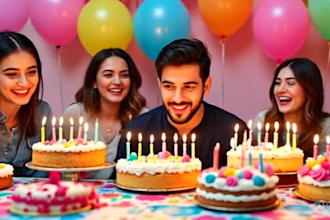 edit romantic, kids and family birthday videos with music and effects