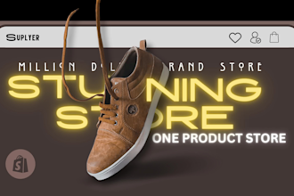 craft impactful single product shopify dropshipping store