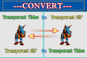 convert your transparent video to transparent gif