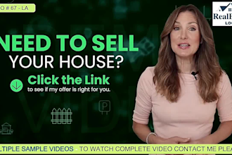 make result oriented real estate video ads for investors, realtors