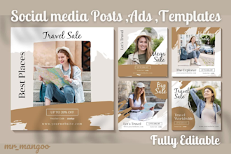 design canva templates for social media posts, ads, carousel