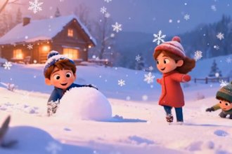 create storytelling  3d kids song ai music video animation cartoon music video