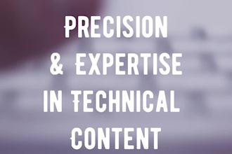 prepare documents for technology and aviation industries