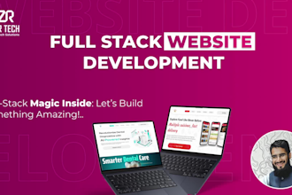 build scalable full stack website development laravel node js react js next js