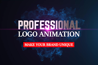 create high quality professional custom logo animation