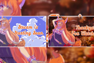 animated your ilustration, overlay stream any 2d images