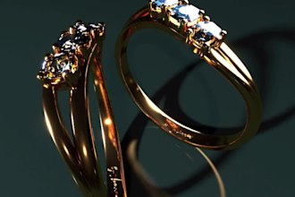 realistic jewelry design,jewelry animation,360 jewelry visualization,3d render