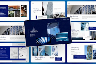 design architecture portfolio, real estate, hotel and apartment pitch deck