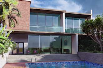 do architectural 3d modeling and rendering of exterior and interior
