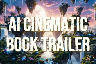 create ai book trailer ai cinematic book trailer for book sales promotion