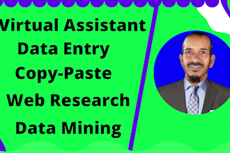 do excel data entry, pdf to excel and copy paste job