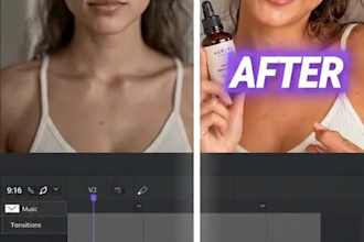 edit your raw skincare ai ugc into viral tiktok ads