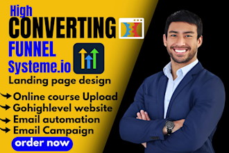 create systeme io, systeme io sales funnel systeme io website, landing page