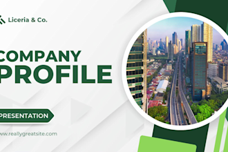 company profile, brochure and business proposal