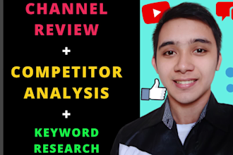 do in depth youtube channel review and competitor analysis
