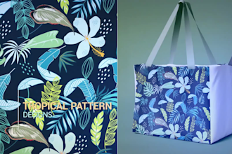 create seamless patterns for textile and fabric prints