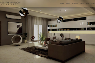 build a luxury interior design website with gsap animations