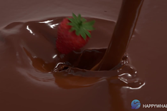 liquid simulation like water,milk,chocolate,honey and etc