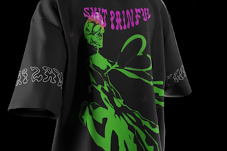 do creative trendy y2k clothing designs with 3d animation