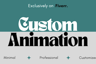 make a unique and custom logo animation intro outro youtube twitch etc