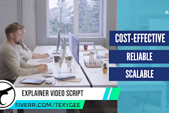 write a compelling explainer video script for ads and website video