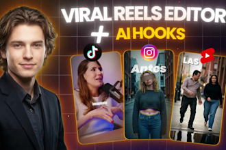 edit reels, tiktok and shorts with ai hooks