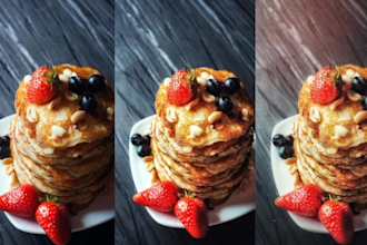 edit your food photos professionally