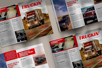 design catalog magazine brochure and poster in canva or indesign