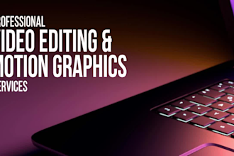 edit videos and motion graphics professionally