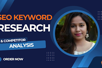 laser targeted SEO keyword research and competitor analysis with semrush  ahrefs