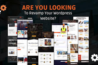 redesign or revamp wordpress website within 24hrs