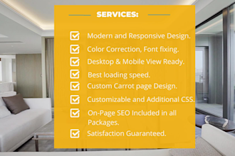 design and redesign the investor carrot real estate website