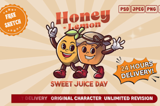 create vintage mascot cartoon character mascot illustration in rubberhose style