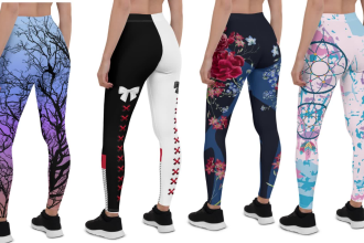 design custom leggings, yoga pants, and shorts